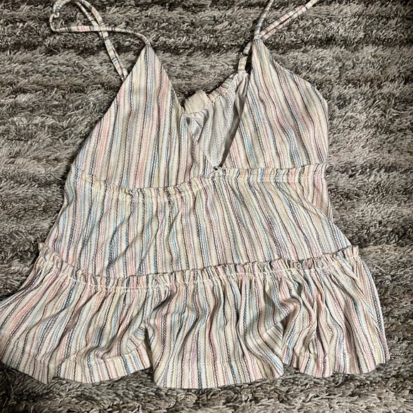 Striped mini skirt set - Picture 2 of 5